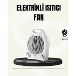 Beruflic Mini Elektrikli Isıtıcı – Taşınabilir Fanlı Isıtma Sistemi - Renkli - standart