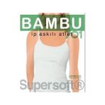Beruflic Star 701 Kadın Bambu Ip Askılı Atlet - Beyaz