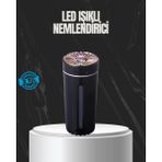 Beruflic USB Aromaterapi Difüzör Ultrasonik Hava Nemlendirici LED Gece Lambalı - Çok Renkli
