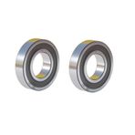 BERWENNY SUOFEILAIMU-EU 2PCS P2/P4/P5 High Speed Motor Bearings 6200/6300 ZZ/2RS/C3 Electric Motorcycle Rear Wheel Deep Groove Ball Bearing (Size : 6200-2RS P5)