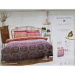 Bery Bordo %100 Pamuk/cotton Tek Pike Takımı