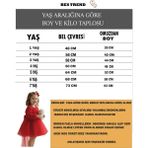 Bes Trend Kız Çocuk Elbise Balon Kısa Kol Detay Lı Kuyruklu Fiyonk Party Doğum Günü Elbise - 6 Yaş - Beyaz