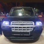 Bes Tuning Fiat Doblo D1 2000-2005 Uyumlu Evrensel 2 Parça Astra H Model Ön Ek Tampon Dili Lip Esnek Karlık