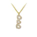 Besay Gold 14 Ayar Kalpler Altın Kolye