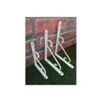 Beşel Ferforje Raf Altı Beyaz 15Cm X11,5 Cm 4Adet