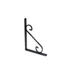 Beşel Ferforje Raf Altı Raf Demiri Mat Siyah 15,5X11,5X1,4 Cm No:1