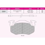 BESER 3381 Fren Balatası Arka CLIO I 90- CLIO II Megane I 95- / 106 II 96- 205 83- 206 98- 309 / Zx 91- Saxo 96- Xsara 97-