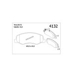 Beser 4132 Fren Balatası Arka Fişli Master Iıı 10- / Movano B 10- / Nv400 10- Çıft Teker