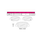 Beser T62424600 Fren Balatası Arka Fiat Egea 1.3 1.4 1.6 1.6D