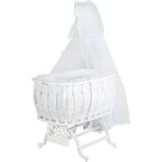 Beşik Fabrikası Beyaz Sepet Beşik ve Beyaz Uyku Seti - 60 x 90 cm