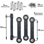 BEŞİK SALLAMA APARATI 15.5 CM SİYAH M6 ( 4 ADET )