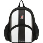 Beşiktaş 2 Bölmeli Çubuklu Suni Deri Anaokulu Okul Sırt Çantası (25357)