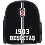 Beşiktaş 21309 Beyaz Baskılı Ana Okulu Çantası