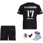 Beşiktaş Ciro Immobile Siyah Deplasman 2024/2025 Yeni Sezon Çocuk Futbol Forması Çorap ve Bileklik Hediye LL965 - 11 - 12 Yaş