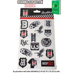 Beşiktaş "Dekomus Cep Defteri Hediyeli" Lisanslı 3D Şekilli Etiket/Stıcker