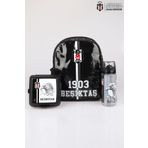 Beşiktaş DEKOMUS İLE LİSANSLI BEŞİKTAŞ TEK BÖLMELİ KÜÇÜK BOY 32 CM ANAOKUL ÇANTASI,BESLENME KABI VE 500 ML TR