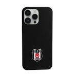 Beşiktaş Iphone 13 Pro Max Uyumlu Logo Siyah Telefon Kılıfı Siyah
