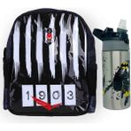 Beşiktaş J.k. Lisanslı Anaokulu Çantası - Batman Çelik Suluk Matara Hediye