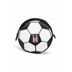 Beşiktaş Lisanslı 3D Futbol Topu Tasarımlı Kalemlik - Suni Deri Detaylı Astar Destekli Kalem Çantası