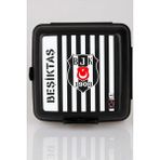 Beşiktaş Lisanslı Plastik Beslenme Kabı/kutusu (Çizgili) - Siyah - Beyaz - Çizgili Beşiktaş