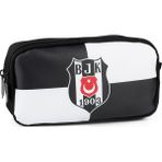 Beşiktaş Official Lisanslı Fermuarlı Iki Bölmeli Bjk 1903 Logo Desenli Suni Deri Kalem Kutusu 25363