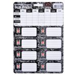 Beşiktaş Okul Etiketi Ders Programlı 3 Yaprak 25x12