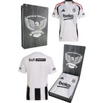 Beşiktaş Orijinal 24-25 Beyaz Forma Hediyelik Ahşap Kutulu