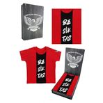 Beşiktaş Orijinal Kırmızı Bebek T-shirt Hediyelik Ahşap Kutulu