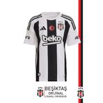 Beşiktaş Orijinal Lisanslı 24-25 Çubuklu Siyah-Beyaz Forma