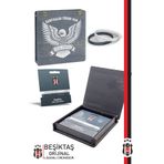 Beşiktaş Orijinal Lisanslı 2'li Silikon Bileklik Hediyelik Ahşap Kutulu