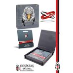 Beşiktaş Orijinal Lisanslı 3'lü BJK Silikon Çocuk Bileklik Kartal Baskılı Hediyelik Ahşap Kutulu