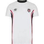 Beşiktaş Orijinal Lisanslı Antrenman Beyaz Bisiklet Yaka T-Shirt