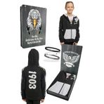 Beşiktaş Orijinal Lisanslı Kartal Baskı Kapüşonlu Çocuk Sweat + Bileklik Set Hediyelik Ahşap Kutulu