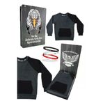 Beşiktaş Orijinal Lisanslı Kartal Baskılı Çocuk Sweat + Bileklik Set Hediyelik Ahşap Kutulu