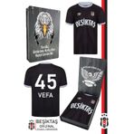 Beşiktaş Orijinal Lisanslı Nostalji Siyah Kişiye Özel BJK Çocuk Forma Hediyelik Ahşap