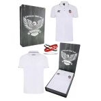 Beşiktaş Orijinal Lisanslı Polo Yaka Beyaz T-Shirt + Bileklik Set Hediyelik Ahşap Kutulu