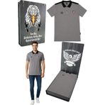 Beşiktaş Orijinal Lisanslı Umbro Gri Polo T-shirt UV Kutulu