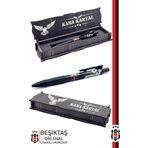 Beşiktaş Orijinal Lisanslı Versatil Uçlu Kalem 0.7 Hediyelik Ahşap Kutulu