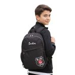 Beşiktaş Orijinal Lisanslıgümüş Logo Detaylı Comfort Sırt Çantası
