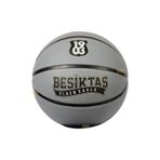 Beşiktaş Tricolor Serisi Lisanslı ve Logo Baskılı 7 Numaralı Kauçuk Basketbol Topu