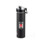 Beşiktaş Tritan Logo Baskılı Matara 630 Ml Mat Siyah (25387)