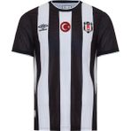 Beşiktaş Umbro Lisanslı Çubuklu Forma - 3 - 4 Yaş - Siyah - Beyaz