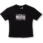 Beşiktaş Unisex Lisans Tişört Bisiklet Yaka Kısa Kol - Siyah - 4 - 5 Yaş