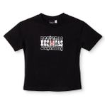 Beşiktaş Unisex Lisans Tişört Bisiklet Yaka Kısa Kol - Siyah