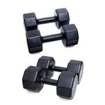 Besinistanbul 18 Kg Dambıl Set 6Kg X2 Ad 3Kg X2 Ad SİYAH