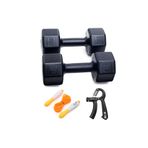 Besinistanbul 3 KG DAMBIL X 2 ADET = 6 KG + SAYAÇLI AYARLANABİLİR EL YAYI + SAYAÇLI ATLAMA İPİ SİYAH