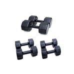 Besinistanbul PS SPOR 3 ÇİFT DAMBIL SET 3 KG + 5 KG + 7 KG SİYAH