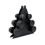 Besinistanbul PS SPOR 3 ÇİFT DAMBIL SET 5KG + 7KG + 9KG + STAND SİYAH