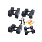 Besinistanbul PS SPOR 4 SET DAMBIL + SAYAÇLI AYARLANABİLİR EL YAYI + SAYAÇLI ATLAMA İPİ = 3 KG + 6 KG 8 KG 10 KG SİYAH