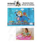 Beslenme Bezi Erkek Modeli Yıkanabilir 32X47 Cm 1 Adet Beslenme Örtüsü Okul Öncesi Kreş Anasınıfı İlkokul İçin İdeal